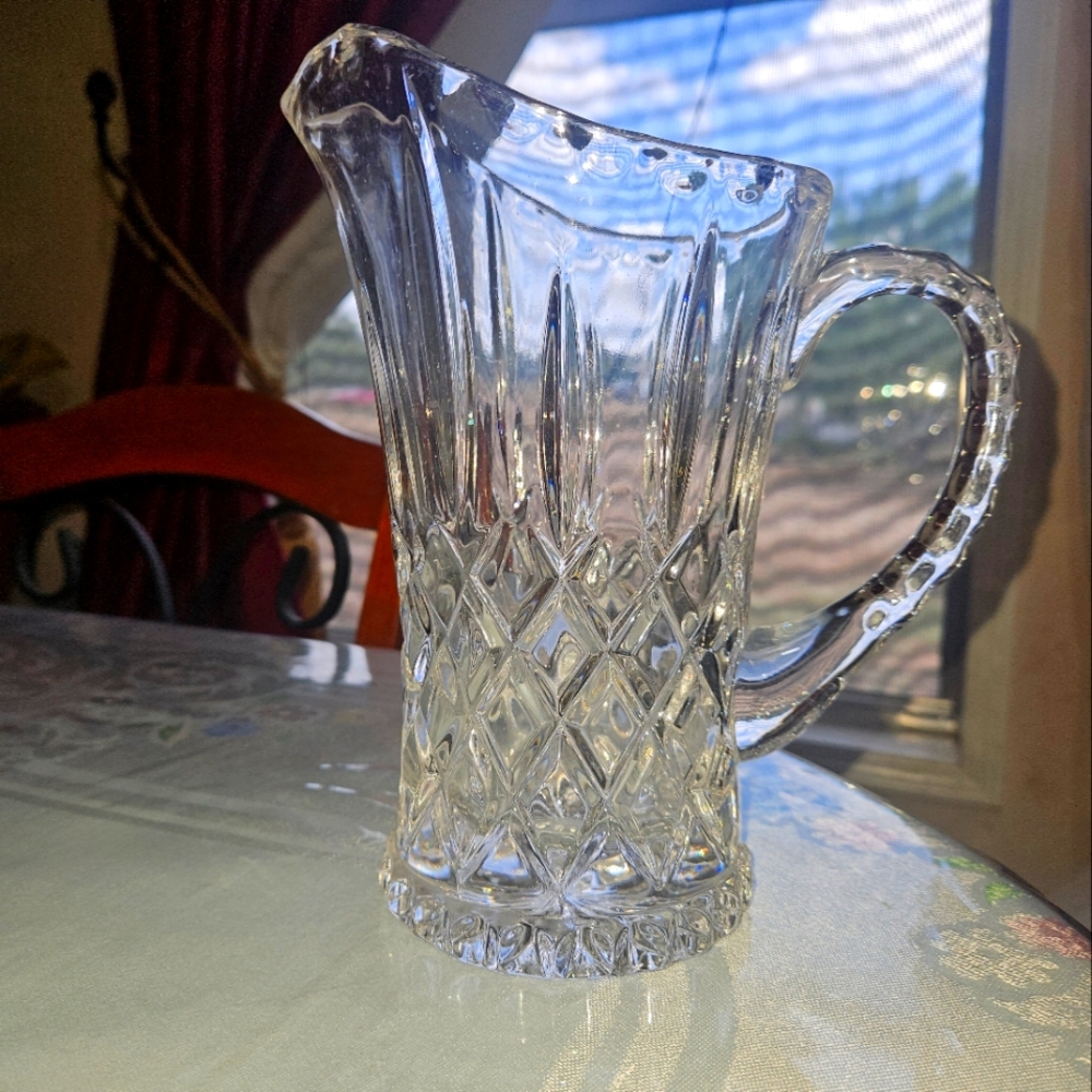 GORHAM ~ Beautiful Quality Thick Crystal 32 Oz. PITCHER (King Edward) ~ W.German